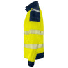 6109 SUDADERA FULL ZIP HV CLASE 3/2 NEW WAVE