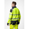6109 SUDADERA FULL ZIP HV CLASE 3/2 NEW WAVE