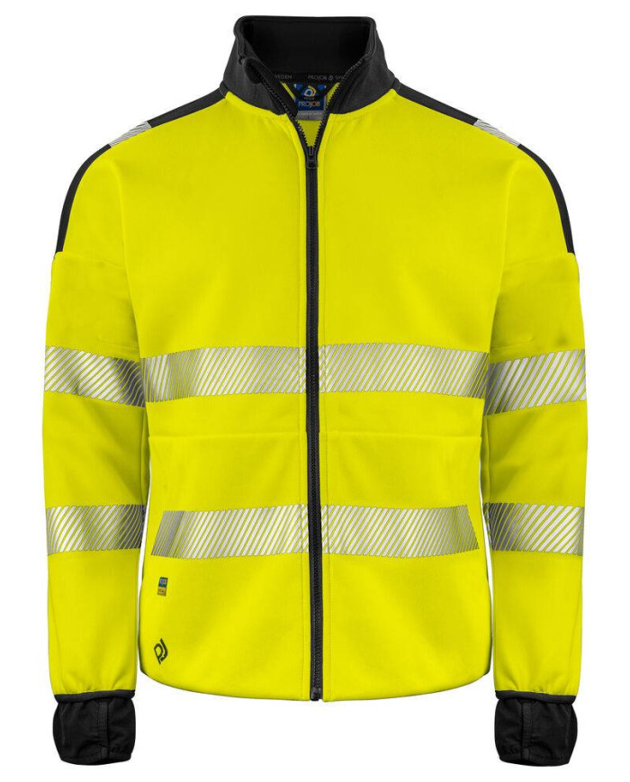 6109 SUDADERA FULL ZIP HV CLASE 3/2 NEW WAVE