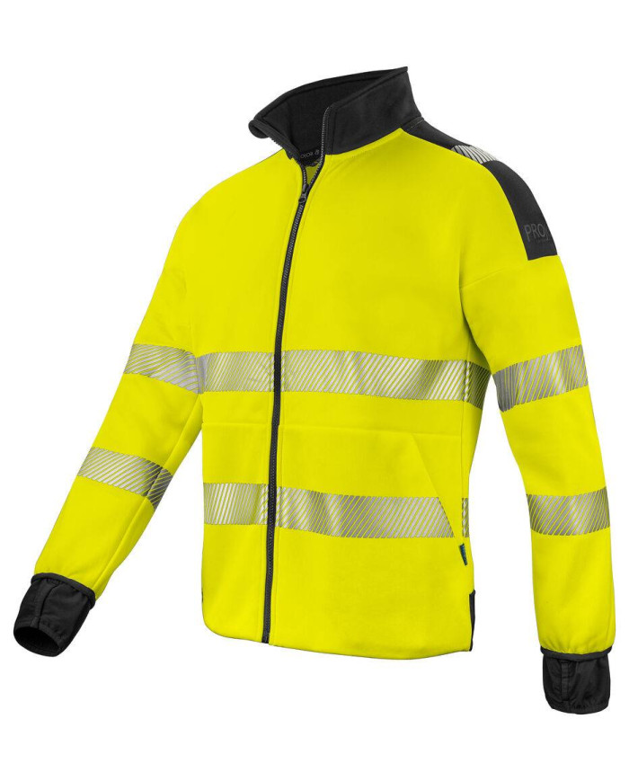 6109 SUDADERA FULL ZIP HV CLASE 3/2 NEW WAVE