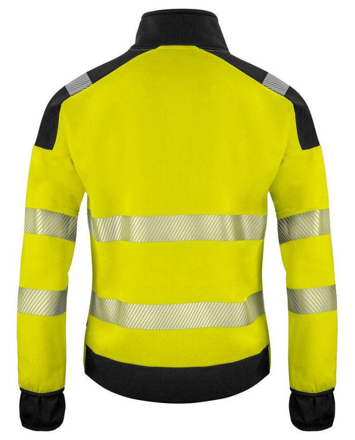 6109 SUDADERA FULL ZIP HV CLASE 3/2 NEW WAVE
