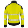 6109 SUDADERA FULL ZIP HV CLASE 3/2 NEW WAVE