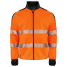 6109 SUDADERA FULL ZIP HV CLASE 3/2 NEW WAVE