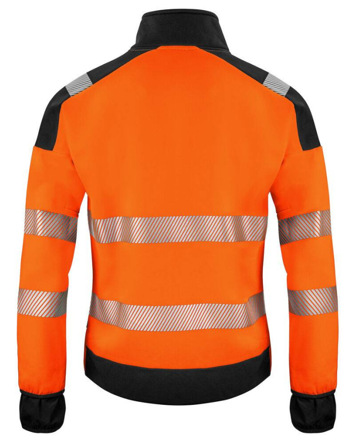 6109 SUDADERA FULL ZIP HV CLASE 3/2 NEW WAVE