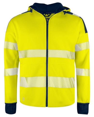 6110 SUDADERA CAPUCHA HV CLASE 3/2 NEW WAVE