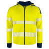 6110 SUDADERA CAPUCHA HV CLASE 3/2 NEW WAVE
