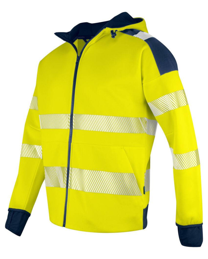 6110 SUDADERA CAPUCHA HV CLASE 3/2 NEW WAVE