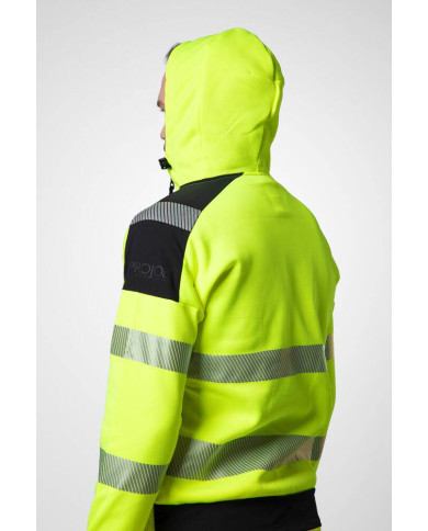 6110 SUDADERA CAPUCHA HV CLASE 3/2 NEW WAVE