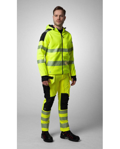 6110 SUDADERA CAPUCHA HV CLASE 3/2 NEW WAVE
