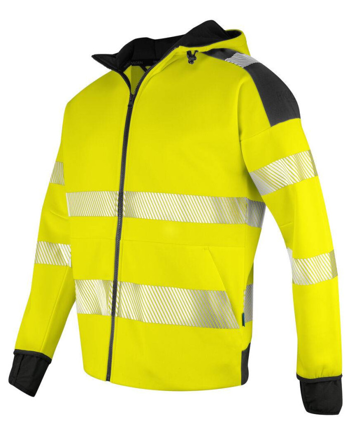 6110 SUDADERA CAPUCHA HV CLASE 3/2 NEW WAVE