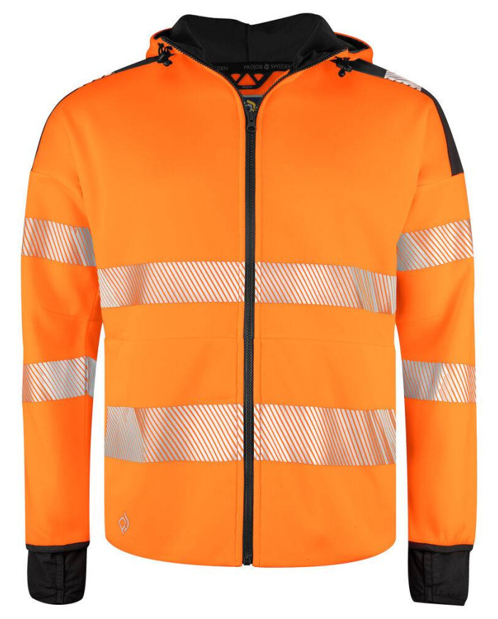 6110 SUDADERA CAPUCHA HV CLASE 3/2 NEW WAVE