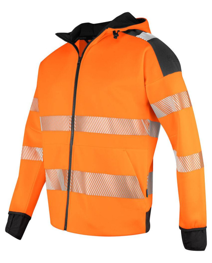 6110 SUDADERA CAPUCHA HV CLASE 3/2 NEW WAVE