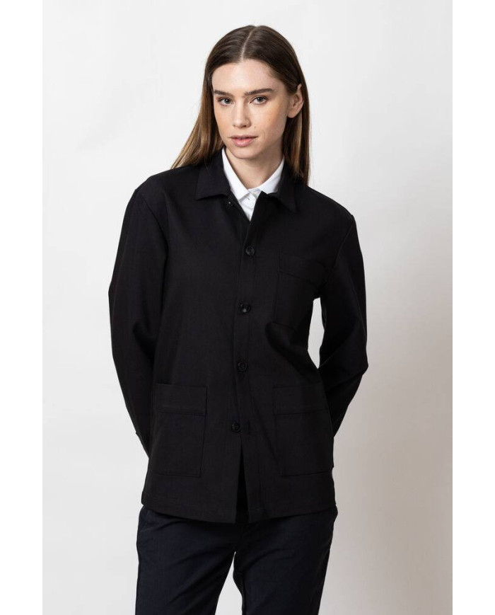 Patch Pocket Overshirt Unisex NEW WAVE