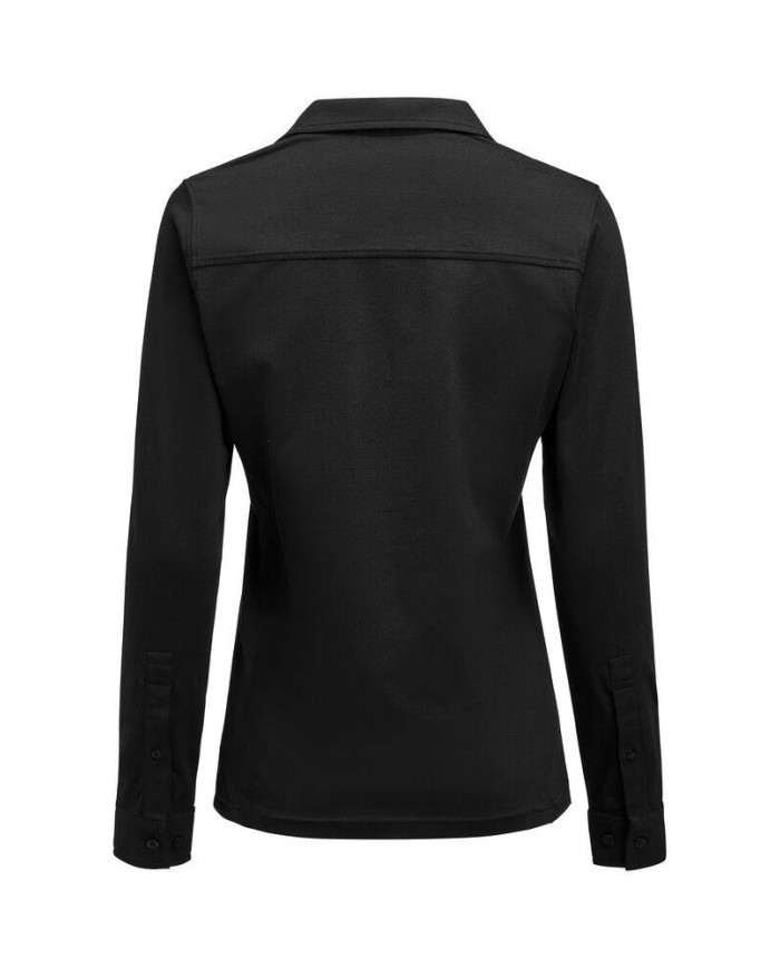 American Supreme Polo L/S Woman NEW WAVE