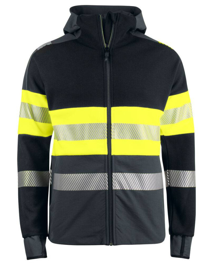 6122 SUDADERA CAPUCHA HV CLASE 1 NEW WAVE