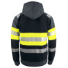 6122 SUDADERA CAPUCHA HV CLASE 1 NEW WAVE