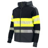 6122 SUDADERA CAPUCHA HV CLASE 1 NEW WAVE