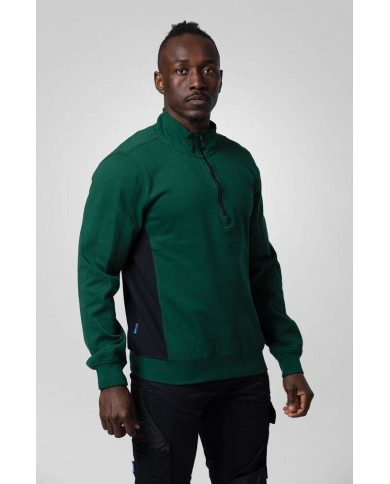 2128 SUDADERA MEDIA CREMALLERA NEW WAVE