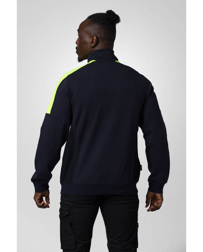 2128 SUDADERA MEDIA CREMALLERA NEW WAVE