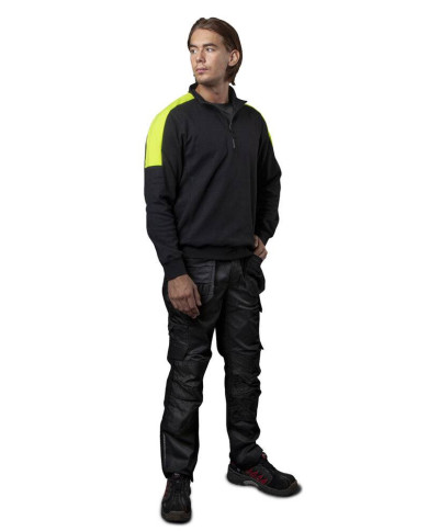 2128 SUDADERA MEDIA CREMALLERA NEW WAVE
