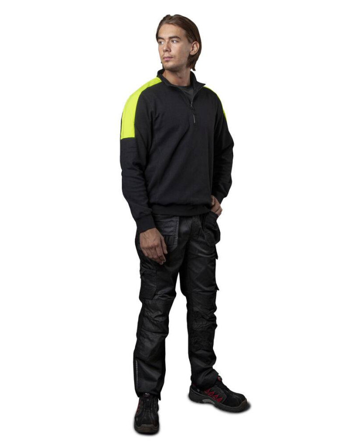 2128 SUDADERA MEDIA CREMALLERA NEW WAVE