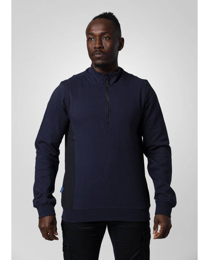 2128 SUDADERA MEDIA CREMALLERA NEW WAVE