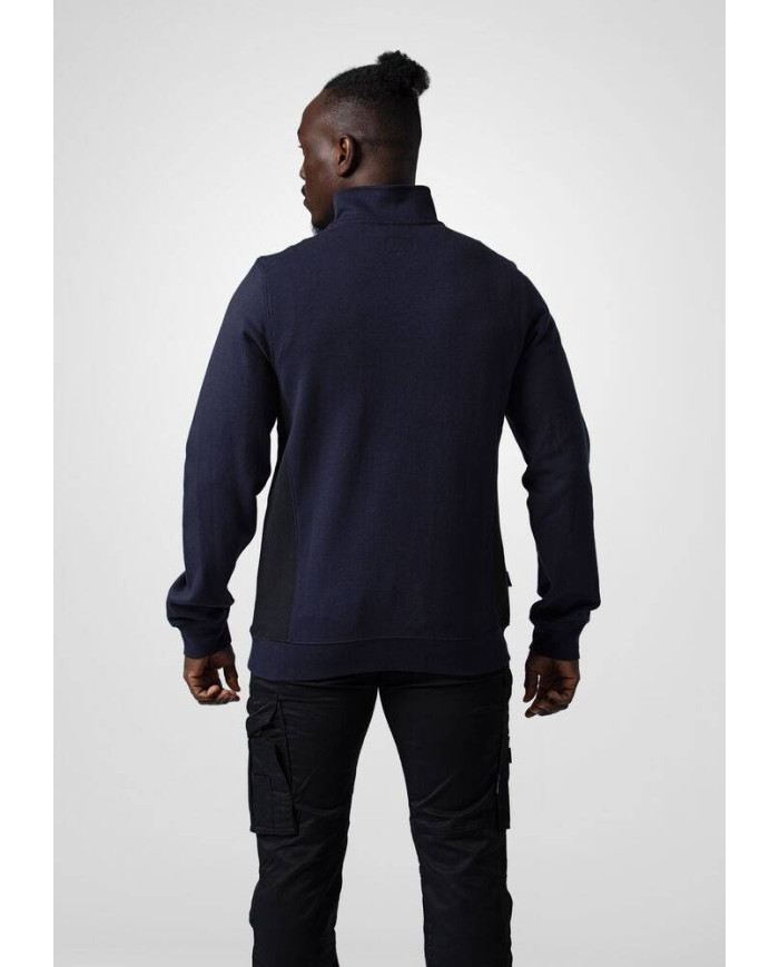 2128 SUDADERA MEDIA CREMALLERA NEW WAVE
