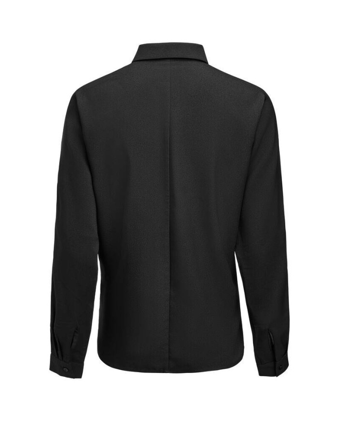 Crepe Satin Blouse NEW WAVE