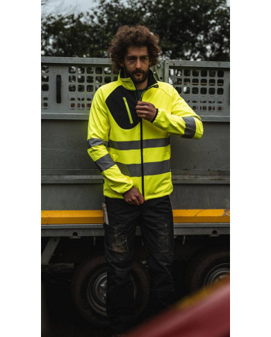 6432 CHAQUETA SOFTSHELL HV CLASE 3/2 NEW WAVE