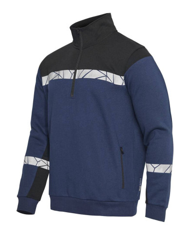 7102 SUDADERA 1/2 ZIP 7102 SUDADERA 1/2 ZIP 9910-VIS NEW WAVE
