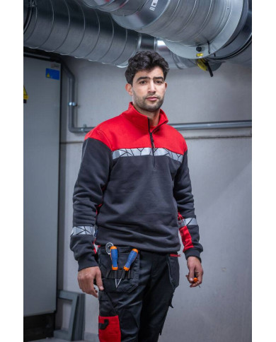 7102 SUDADERA 1/2 ZIP 7102 SUDADERA 1/2 ZIP 9910-VIS NEW WAVE