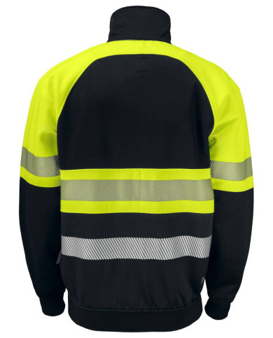 6120 SUDADERA CREMALLERA ENTERA HV CLASE 1 NEW WAVE