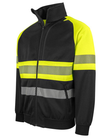 6120 SUDADERA CREMALLERA ENTERA HV CLASE 1 NEW WAVE