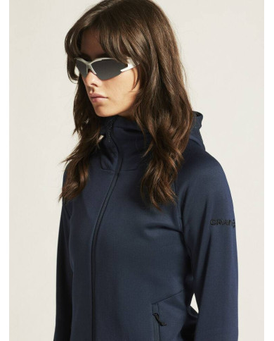 ADV Explore Power Fleece Hood Jkt W NEW WAVE