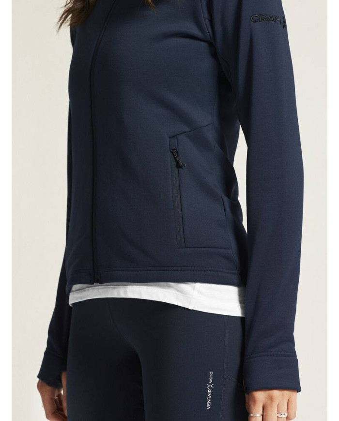 ADV Explore Power Fleece Hood Jkt W NEW WAVE