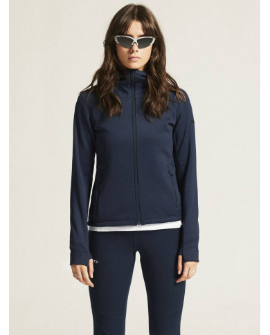ADV Explore Power Fleece Hood Jkt W NEW WAVE