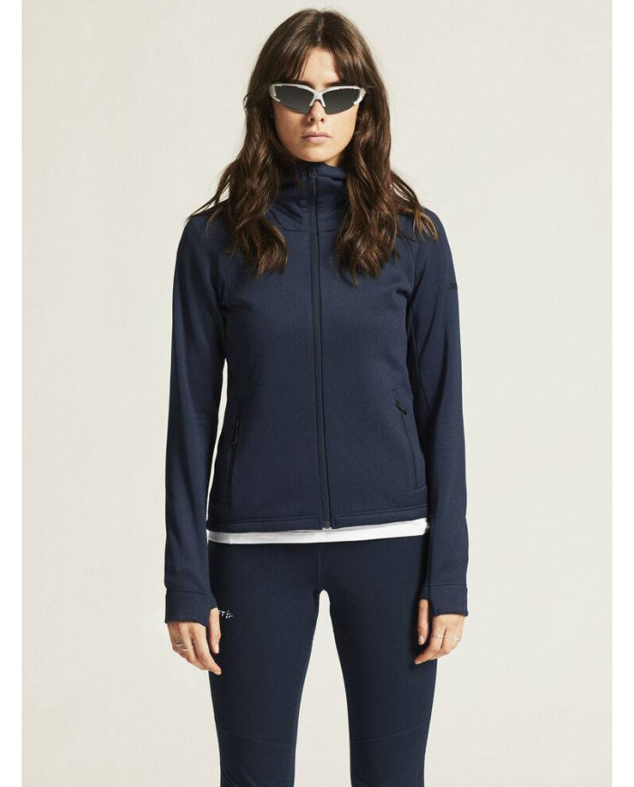 ADV Explore Power Fleece Hood Jkt W NEW WAVE
