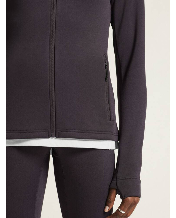 ADV Explore Power Fleece Hood Jkt W NEW WAVE