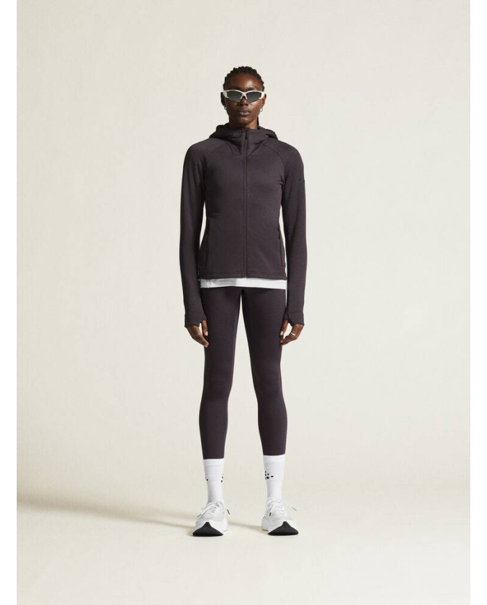 ADV Explore Power Fleece Hood Jkt W NEW WAVE