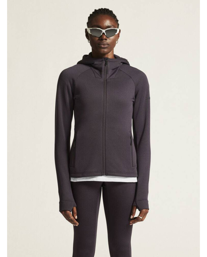 ADV Explore Power Fleece Hood Jkt W NEW WAVE