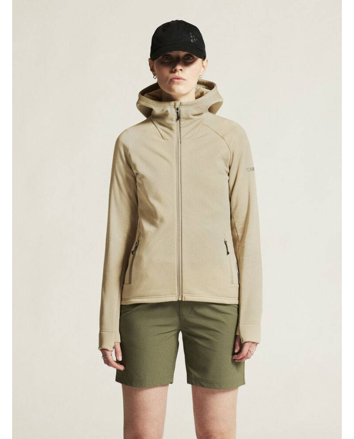 ADV Explore Power Fleece Hood Jkt W NEW WAVE