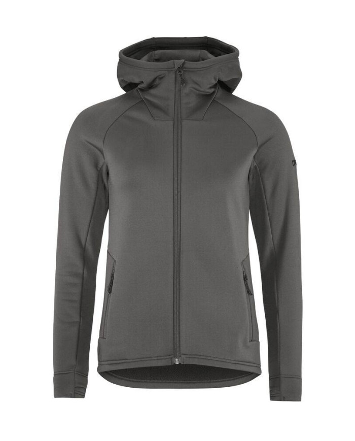 ADV Explore Power Fleece Hood Jkt W NEW WAVE