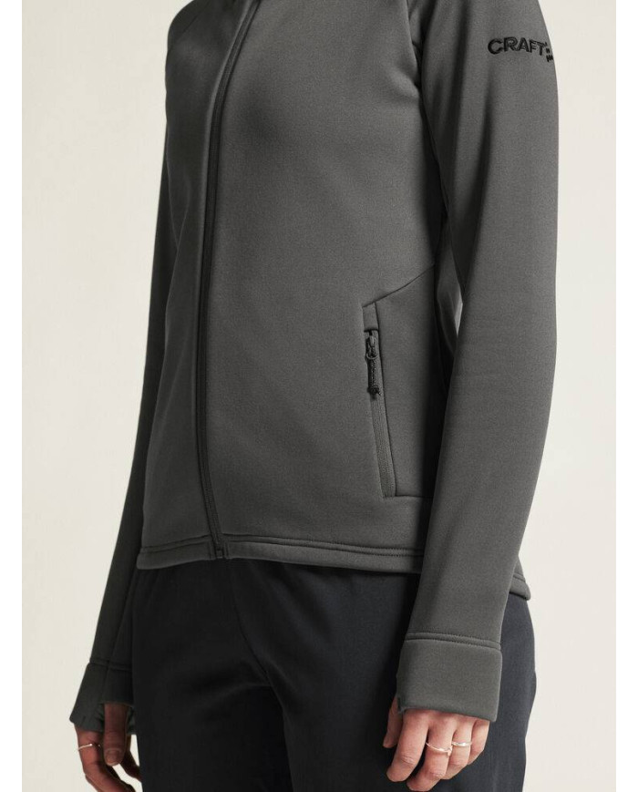 ADV Explore Power Fleece Hood Jkt W NEW WAVE