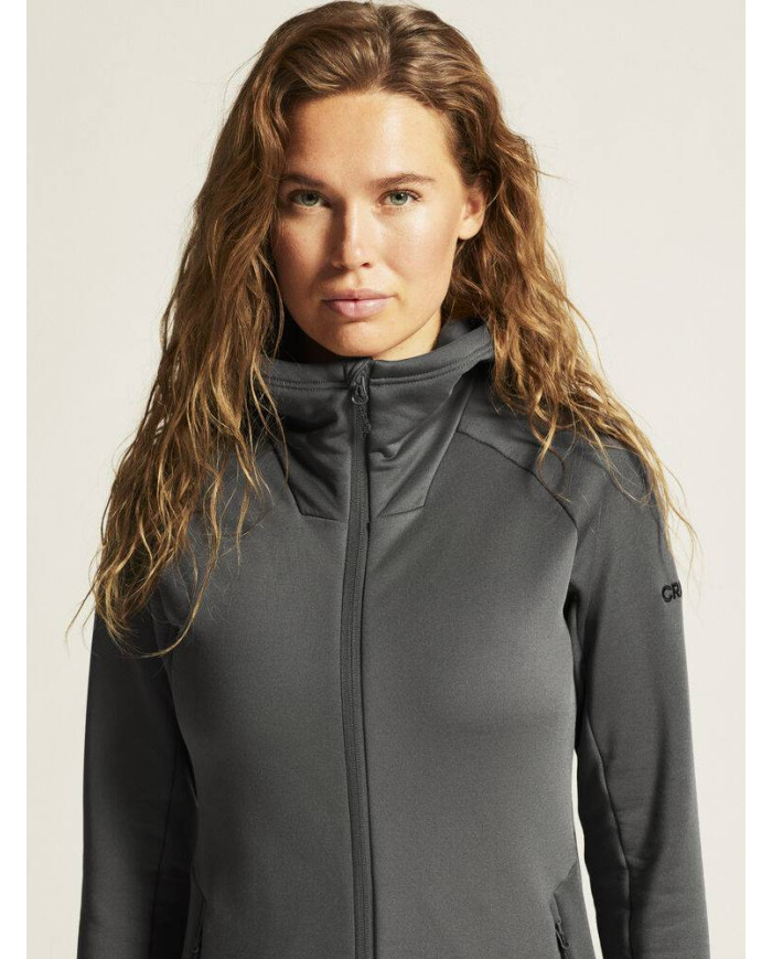 ADV Explore Power Fleece Hood Jkt W NEW WAVE