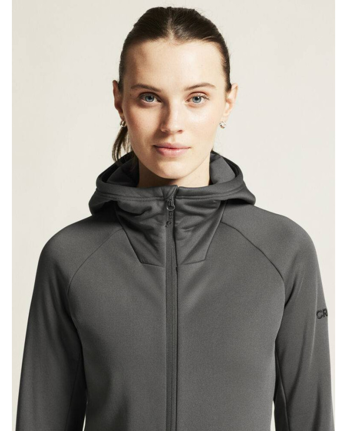 ADV Explore Power Fleece Hood Jkt W NEW WAVE