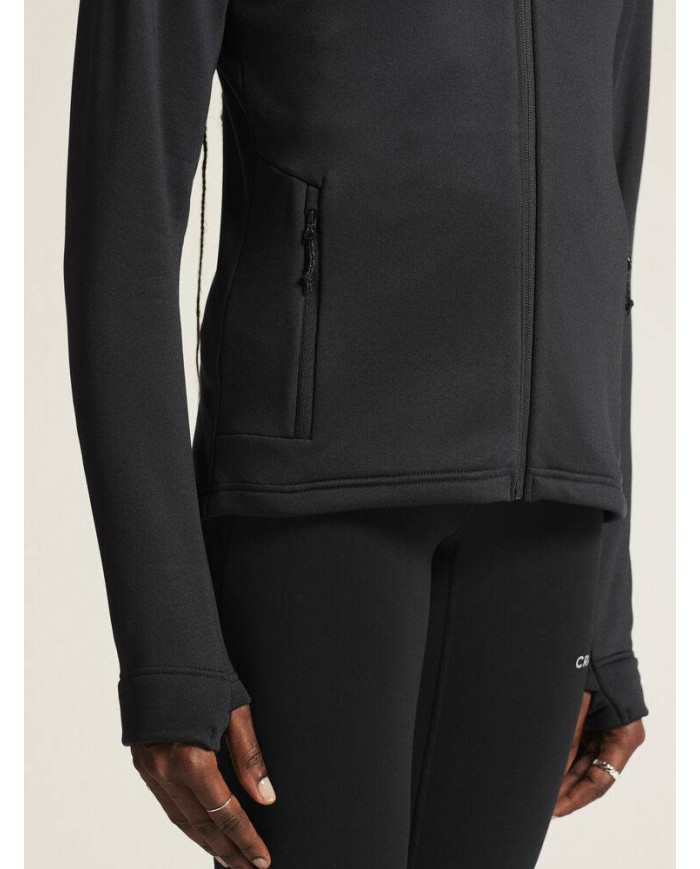 ADV Explore Power Fleece Hood Jkt W NEW WAVE