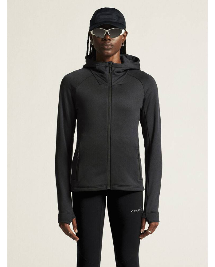 ADV Explore Power Fleece Hood Jkt W NEW WAVE