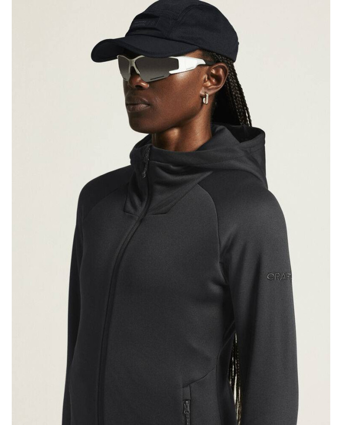 ADV Explore Power Fleece Hood Jkt W NEW WAVE