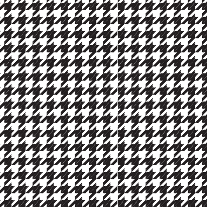 NEGRO/PRINT PATA DE GALLO BN