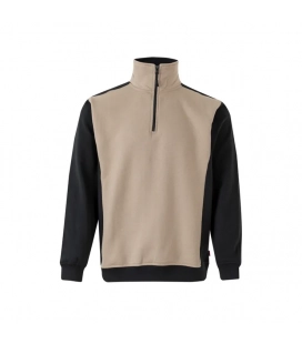 Sudadera Bicolor Cremallera Velilla 105703